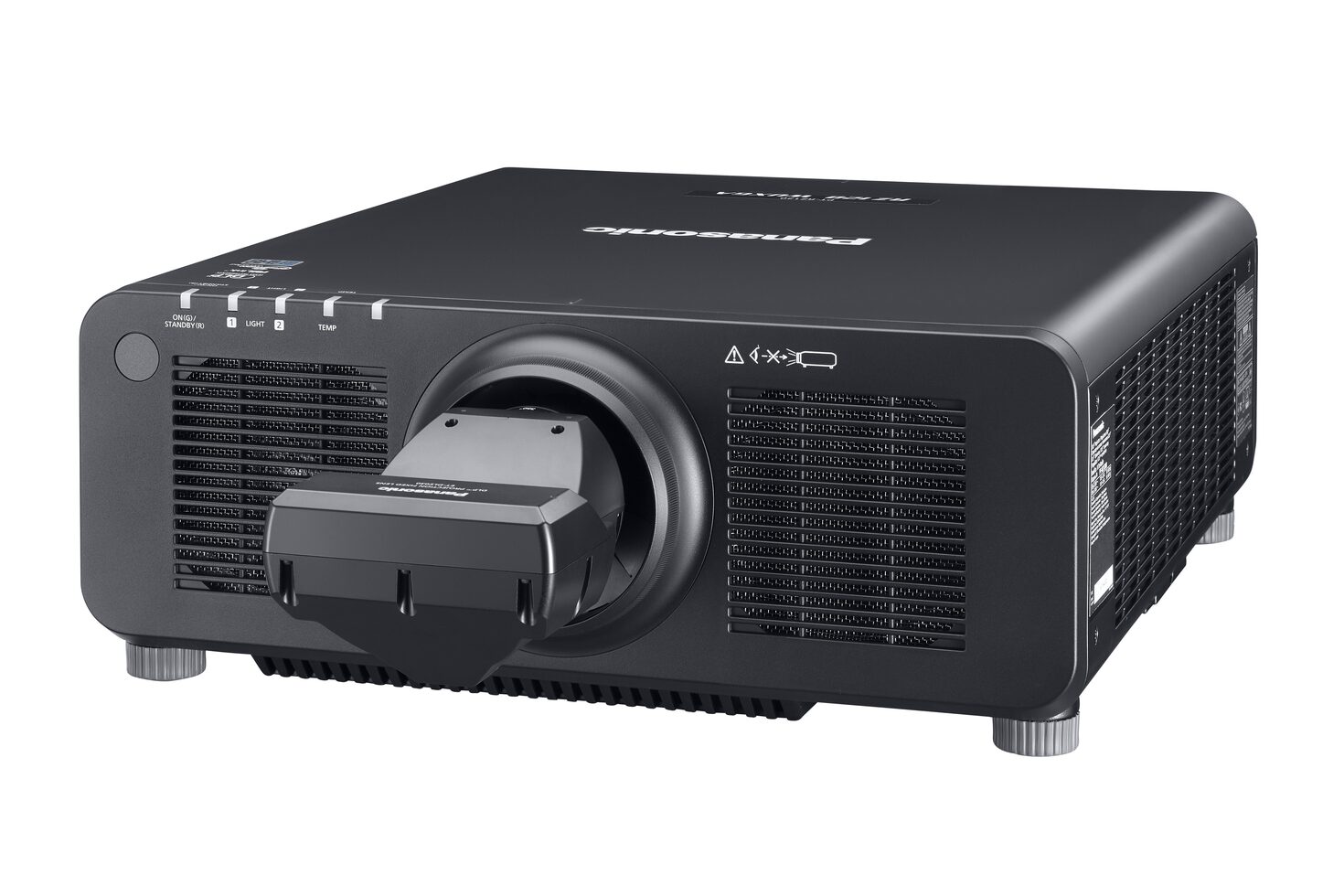 PT-RZ120B with ET-DLE035 Slant Left High-res